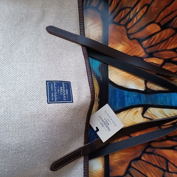 NWT Made in USA Family Mill Woven Cotton Carryall Tote Bag - Picture 6 of 15